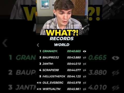 When the world record is suspiciously fast