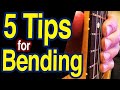Guitar Bending Tips - Bend like the pros