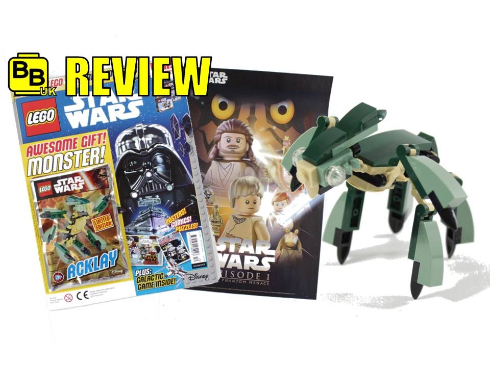 LEGO STAR WARS 2016 JUNE MAGAZINE EXCLUSIVE ACKLAY MONSTER