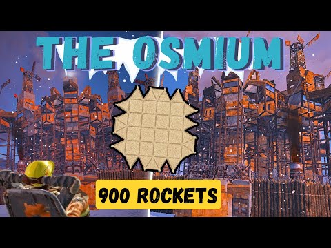 The 900 ROCKET 4X4 | The OSMIUM - ANTI-SIEGE - FURNACE WALL | Rust CLAN Base Design 2024