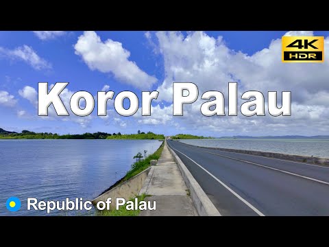 Palau - 4K HDR Walking Tour | Largest city: Koror | Republic of Palau 🇵🇼 | January 2025