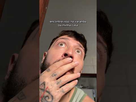 ENCONTREI ISSO NA VARANDA DA MINHA CASA