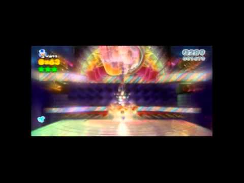 Super Mario 3D World World Bowser Castle The Great Tower of Bowser Land and Ending