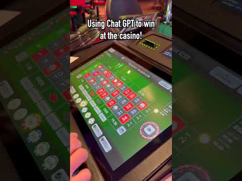 USING CHAT GPT TO WIN AT THE CASINO! #roulette #casino #gambling