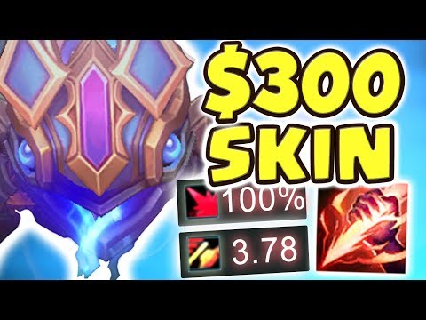 $300 SKIN!! 1 VERSUS 5 PENTAKILL | NEW HEXTECH KOG'MAW JUNGLE SPOTLIGHT | 3.78 ATTACK - Nightblue3