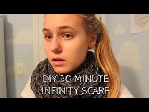 DIY 30 Minute Infinity Scarf