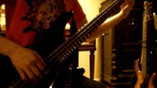 cryptopsy- back to the worms( BASS COVER)