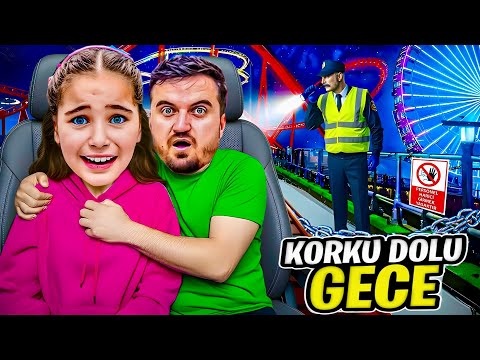 ELİF SİNEM DEVASA DÖNME DOLAPTA KORKUNÇ GECE !! 