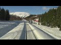 9 56 Hours Train Journey To The Norwegian Arctic Circle WINTER 1080HD SlowTV
