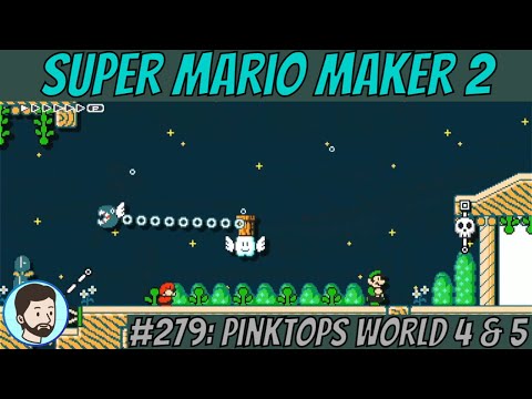 Super Mario Maker 2 (Switch) - Part 10: Pinktops World 4 & 5