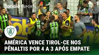 VEJA A DISPUTA DE PÊNALTIS ENTRE AMÉRICA E TIROL-CE NA COPA DO BRASIL