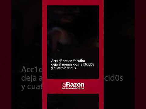 Choque en Yacuiba dejó al menos dos personas f4ll3cid4s y cuatro h3rid4s