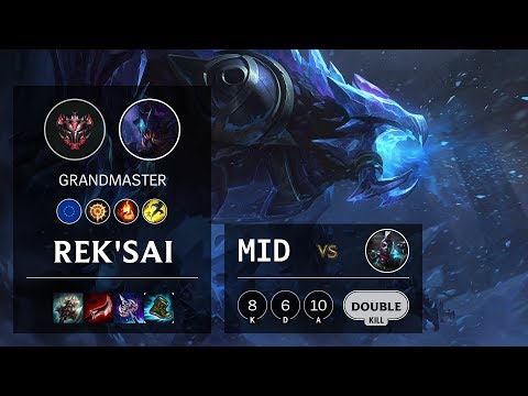 Rek'Sai Mid vs Ekko - EUNE Grandmaster Patch 10.7
