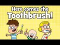 Brush Your Teeth Song Here Comes The Toothbrush Tooth Monster Hacky Smacky Healthy Habits