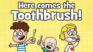 Brush Your Teeth Song – Here Comes The Toothbrush | Teeth Monster | Hooray Kids Songs