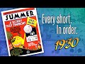 Every 1930 Disney Silly Symphony In Order Chronological Compilation