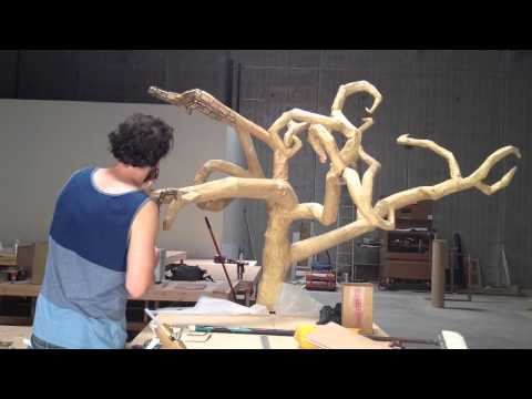 Joseph Oxford creating art for Me+Her