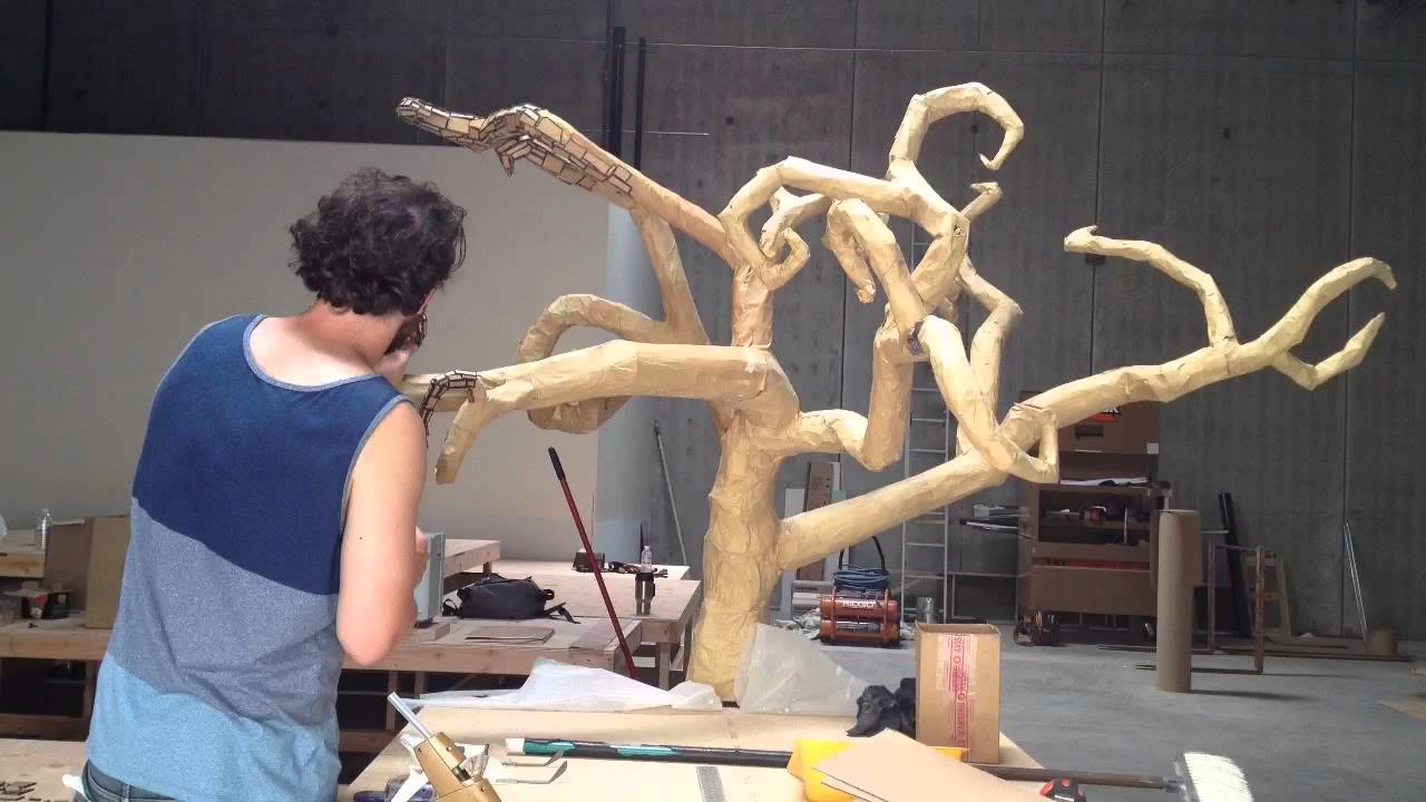 Joseph Oxford creating art for Me+Her