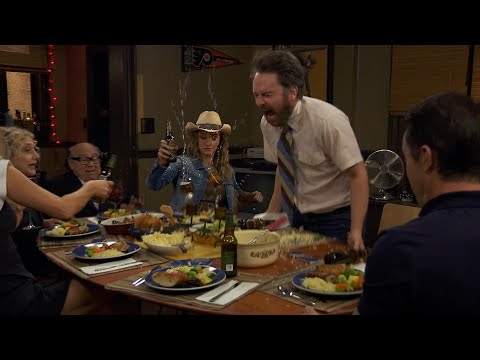 It's Always Sunny in Philadelphia - Charlie nervous breakdown at the dinner