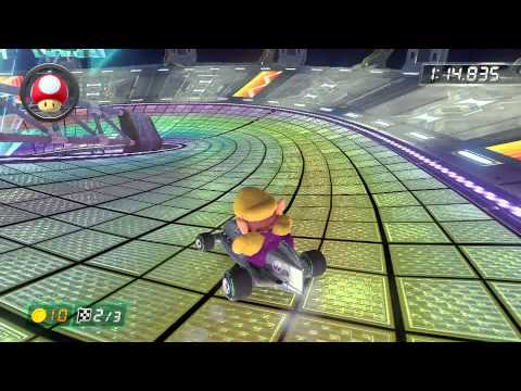 Rainbow Road - 2:00.765 - ねあろ (Mario Kart 8 World Record)