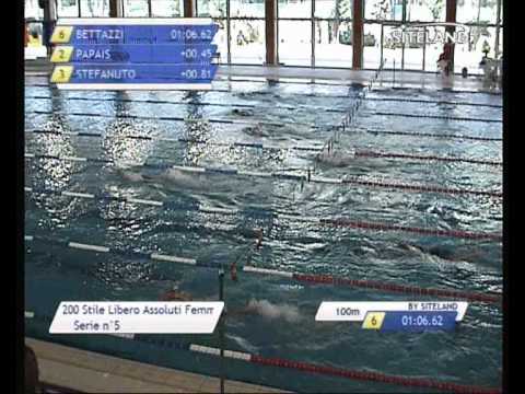 Serie 5 dei 200 Stile Libero  Assoluti F Agonisti - 7 Meeting City of Lignano