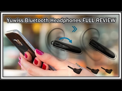 Yuwiss Bluetooth Earpiece for Cell Phone with Mic Wireless in Ear Earbud Headphones FULL REVIEW