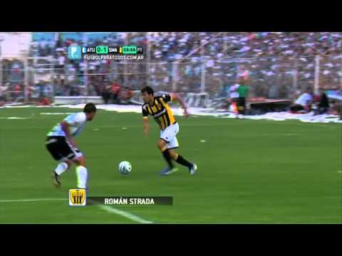Gol de Strada. Atlético 0 Santamarina 1.Fecha 22.Torneo Primera B Nacional 2014.FPT