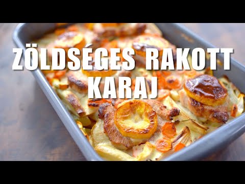 Zöldséges rakott karaj Borbás Marcsi konyhájából