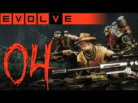 EVOLVE MULTIPLAYER GAMEPLAY # 04 - FREIWILD - Let's Play Evolve German