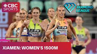 Women’s 1500m featuring Australia's Jessica Hull at Xiamen Diamond League