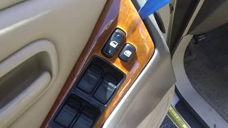 99-03 Lexus Rx300 Driver's Door Panel & Window Switch Removal