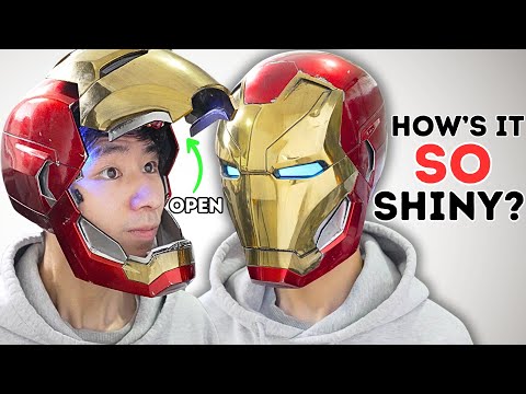 HOW TO BUILD An Iron Man Helmet LIKE A PRO! (With Moving Faceplate) - Mark 47