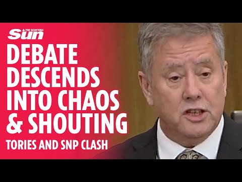 Debate descends into chaos as SNP MSP asks questions but refuses to take answers