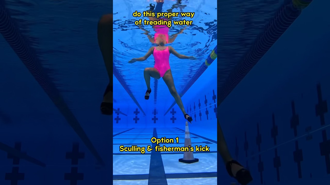 STOP 🛑 floating in deep waters like this ‼️🙅‍♀️ #swimming #swim #technique #swimmingcoach