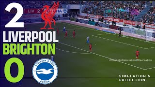 Liverpool 2-0 Brighton Premier League 2025-26 Match Highlights Simulation/Recreation