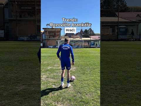 Když máš rozcvičit brankáře…😂 #tenepi #football #epi #soccer #fotbal