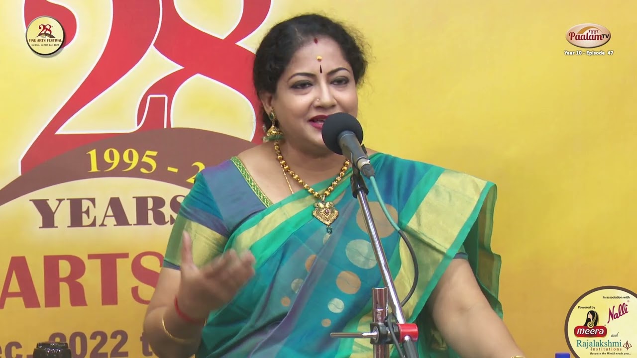 Salem Dr. Gayathri  Venkatesan(Vocal) - Mudhra’s 28th Fine Arts Festival – Karthigai Special concert