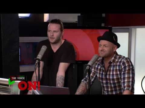 Hampenberg og Alexander Brown i The Voice ON!