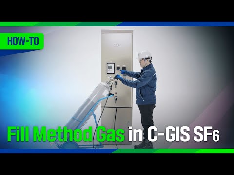 Part of a video titled [HOW-TO] Fill Method Gas in C-GIS SF6 - YouTube
