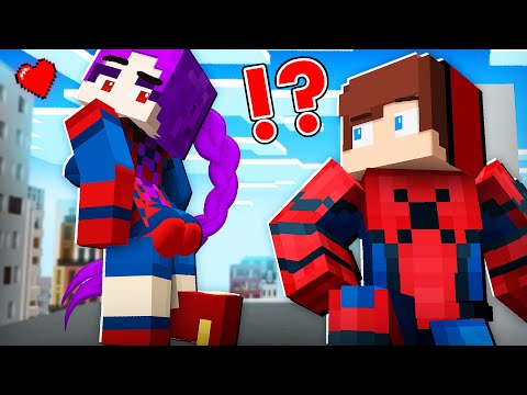 JJ Became a SPIDER-MAN and meet RUMI SPIDER-MAN KPOP DEMON HUNTERS ! - Maizen Minecraft