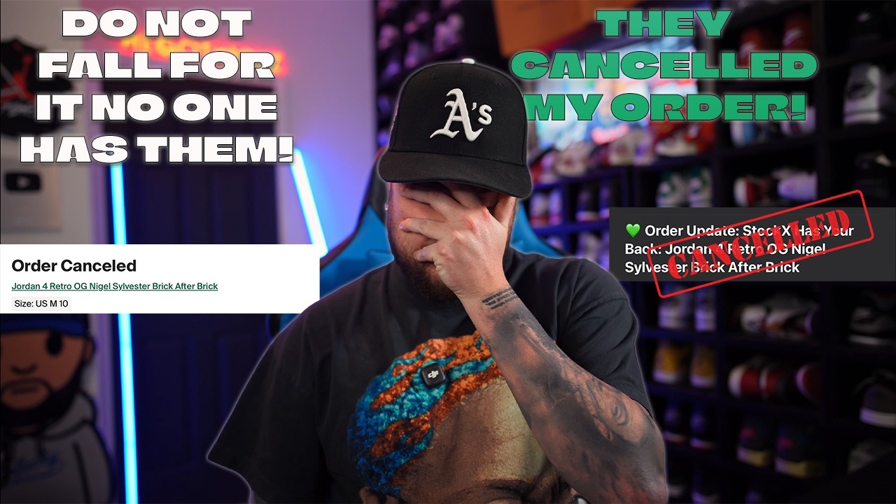 STOCKX CANCELED MY ORDER! WE KNEW THIS WAS COMING! DO NOT FALL FOR ANY OF IT! NO ONE HAS THESE!