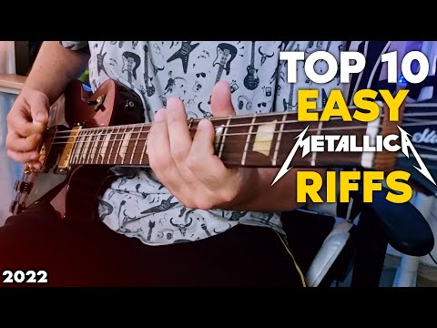 TOP 10 Easy Metallica Riffs 2022