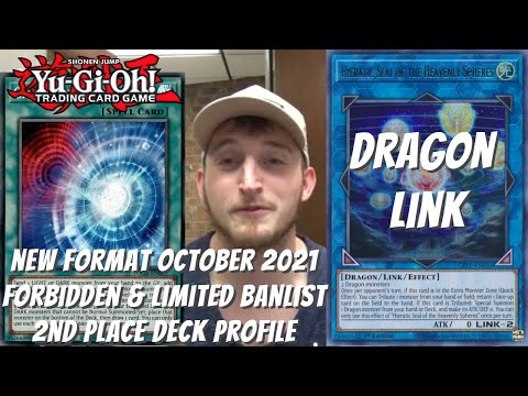 Yugioh New Format October 2021 Banlist Locals 2nd Place Deck Profile - Dragon Link - Seth Strohm