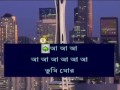 Tumi Mor Jiboner Vabona | Bangla Karaoke With Lyrics