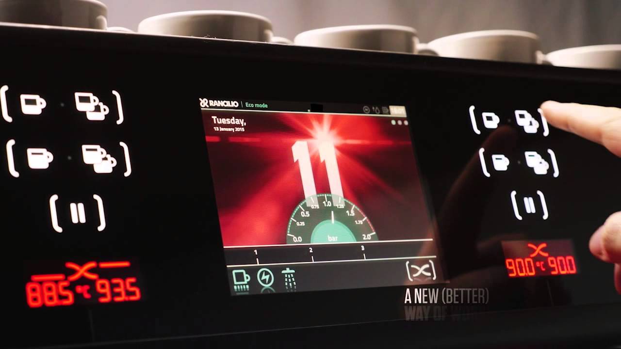 Rancilio Classe 11 JUST FORWARD - a new coffee machine concept