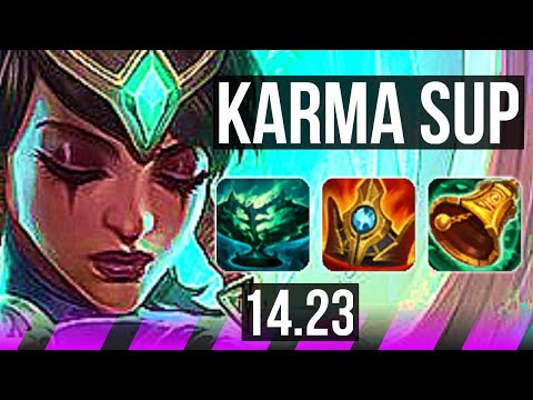 KARMA & Caitlyn vs MAOKAI & Jhin (SUP) | NA Challenger | 14.23