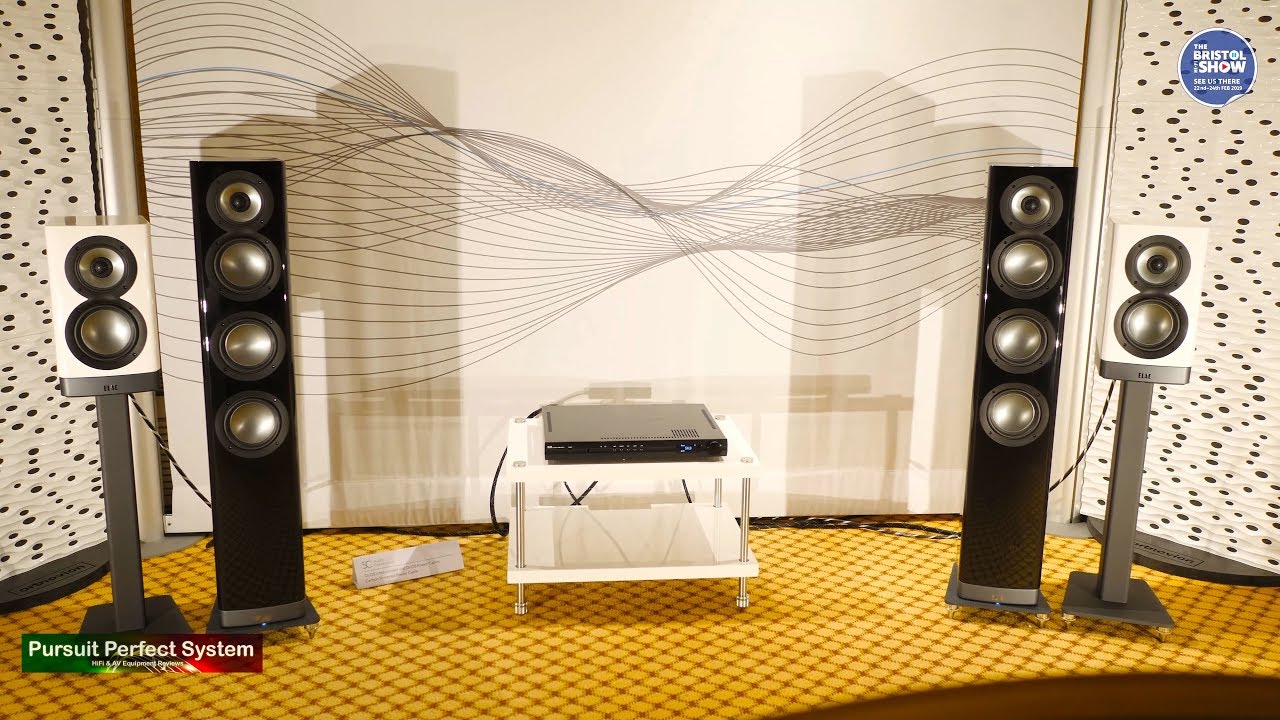 ELAC NEW NAVIS ARF-51 & NAVIS ARB-51 Active HiFi Speakers Studio Connections @ Bristol Show 2019