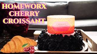 HomeWorx Cherry Croissant (from YUCK to WOW... all in one candle!)