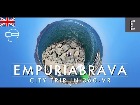 Empuriabrava, Costa Brava, Spanien - City Trip in 360 VR [english]