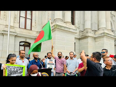 মার্কিন যুক্তরাষ্ট্রের ফিলাডেলফিয়াযর সিটিহলে সামনে বাংলাদেশীদের রেলি#StepDownHasina
